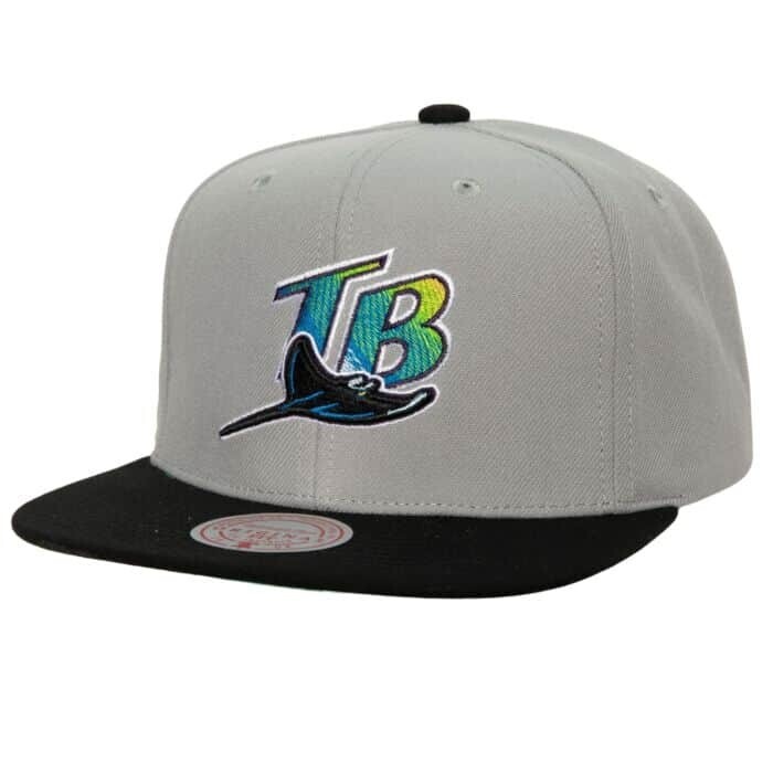 Tampa Bay Rays Men’s Mitchell & Ness MLB Away Cooperstown Snapback Adjustable Hat