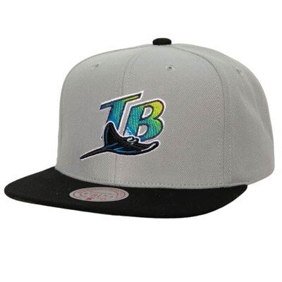 Tampa Bay Rays Men’s Mitchell & Ness MLB Away Cooperstown Snapback Adjustable Hat