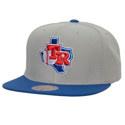 Texas Rangers Men’s Mitchell & Ness MLB Away Cooperstown Snapback Adjustable Hat