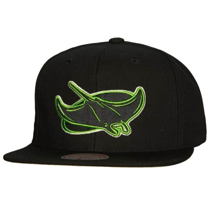 Tampa Bay Rays Men’s Mitchell & Ness MLB Team Classic Cooperstown Snapback Adjustable Hat