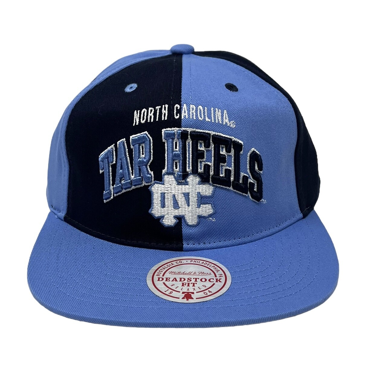 North Carolina Tar Heels Men’s Mitchell & Ness Pinwheel Snapback Adjustable Hat