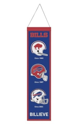 Buffalo Bills Evolution 8" x 32" Heritage Banner