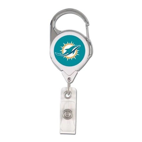 Miami Dolphins Premium Retractable Badge Holder