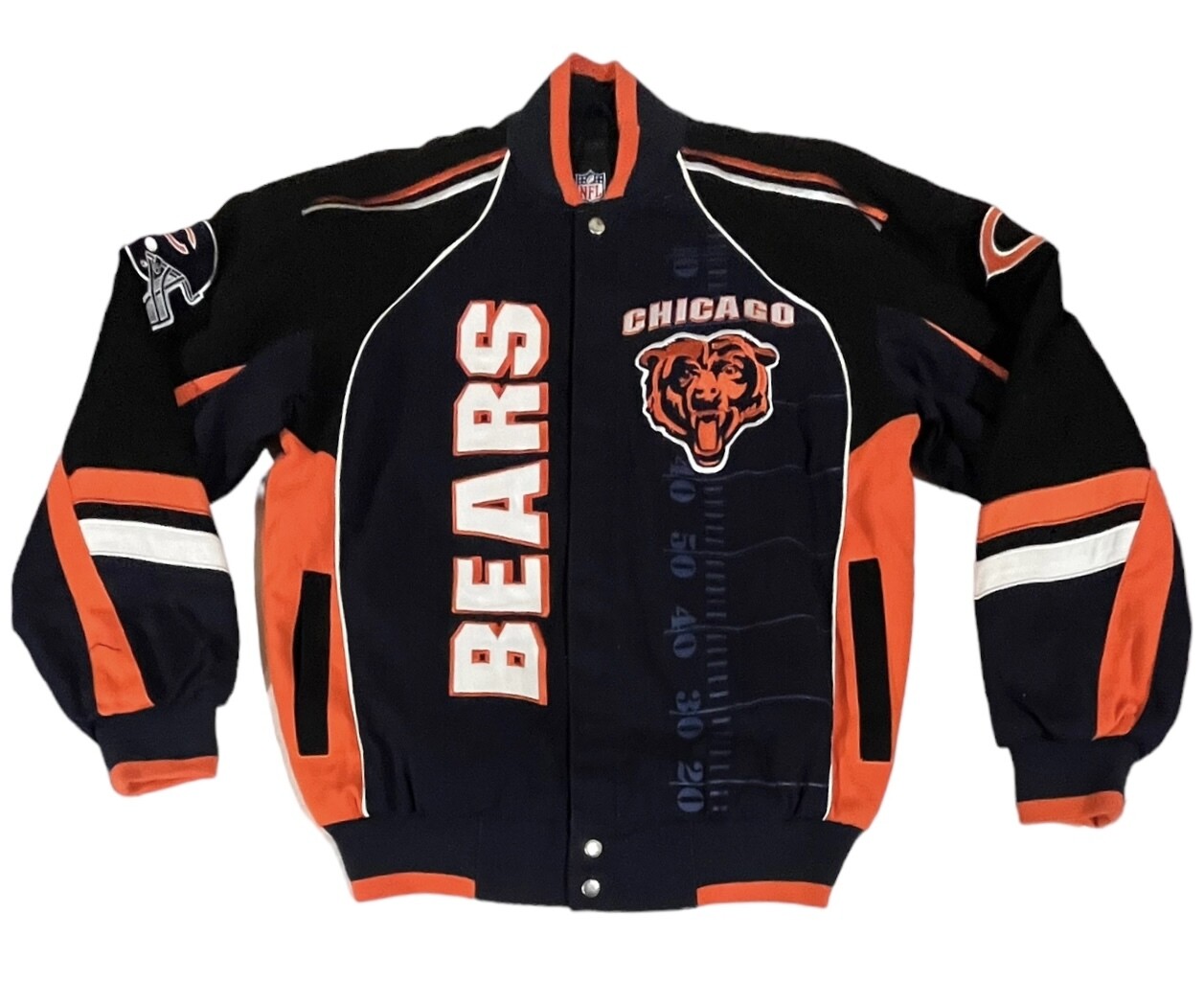 Chicago Bears Men's Embroidered Cotton Twill Jacket