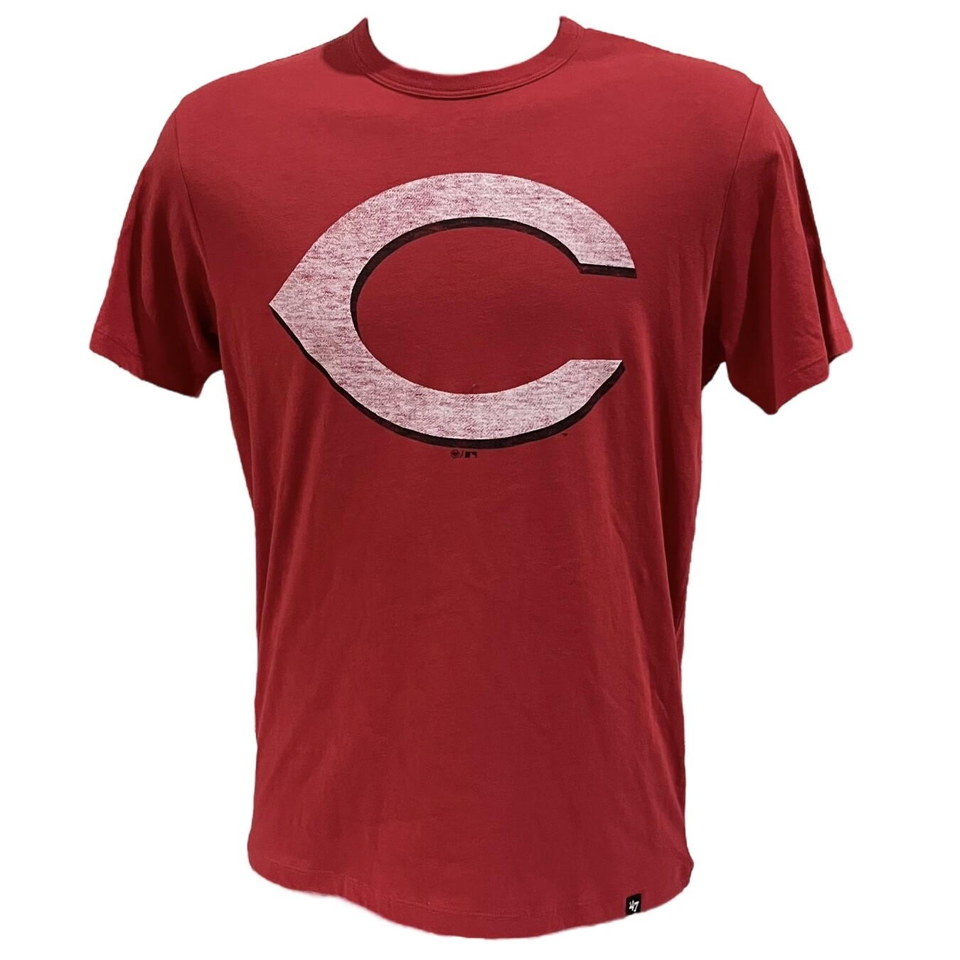 Cincinnati Reds Men’s 47 Distressed Racer Red T-Shirt