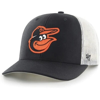 Baltimore Orioles Men's 47 Trucker Adjustable Hat Baltimore Orioles Men's 47 Trucker Adjustable Hat
