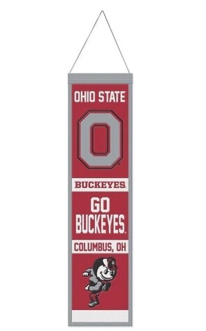 Ohio State Buckeyes Wool Banner