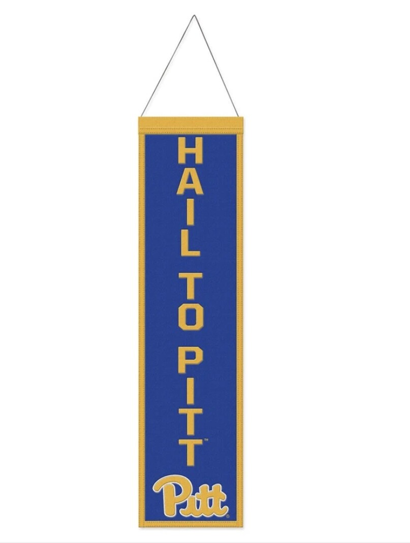 Pitt Panthers Hail To Pitt Wool Banner
