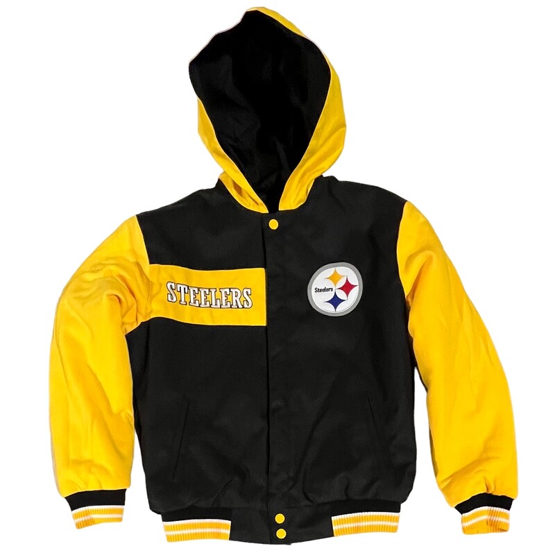 Pittsburgh Steelers Men’s Full Button Reversible Jacket