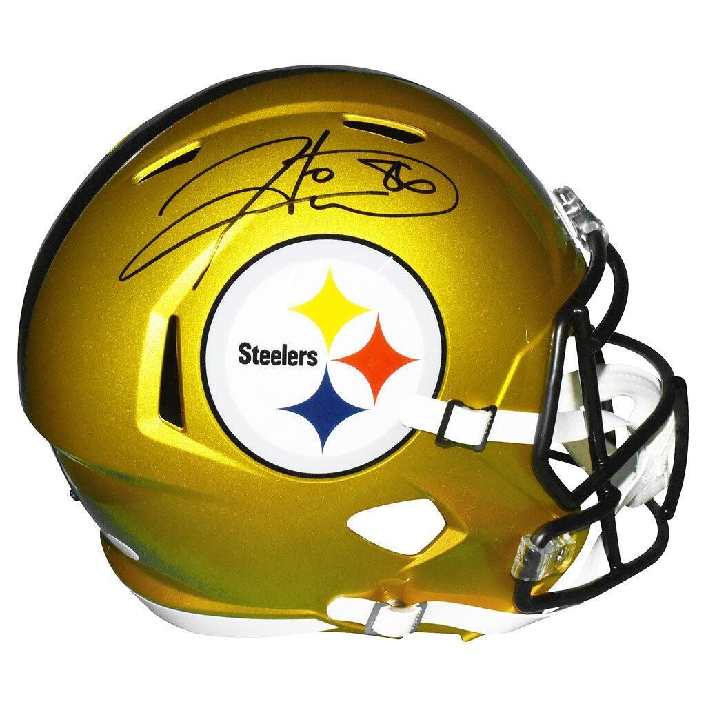 Pittsburgh Steelers Hines Ward Autographed Full Size Flash Replica Helmet