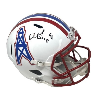 Houston Oilers Earl Campbell Autographed Full Size Speed Replica Helmet
