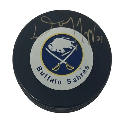 Buffalo Sabres Daren Puppa Autographed Hockey Puck