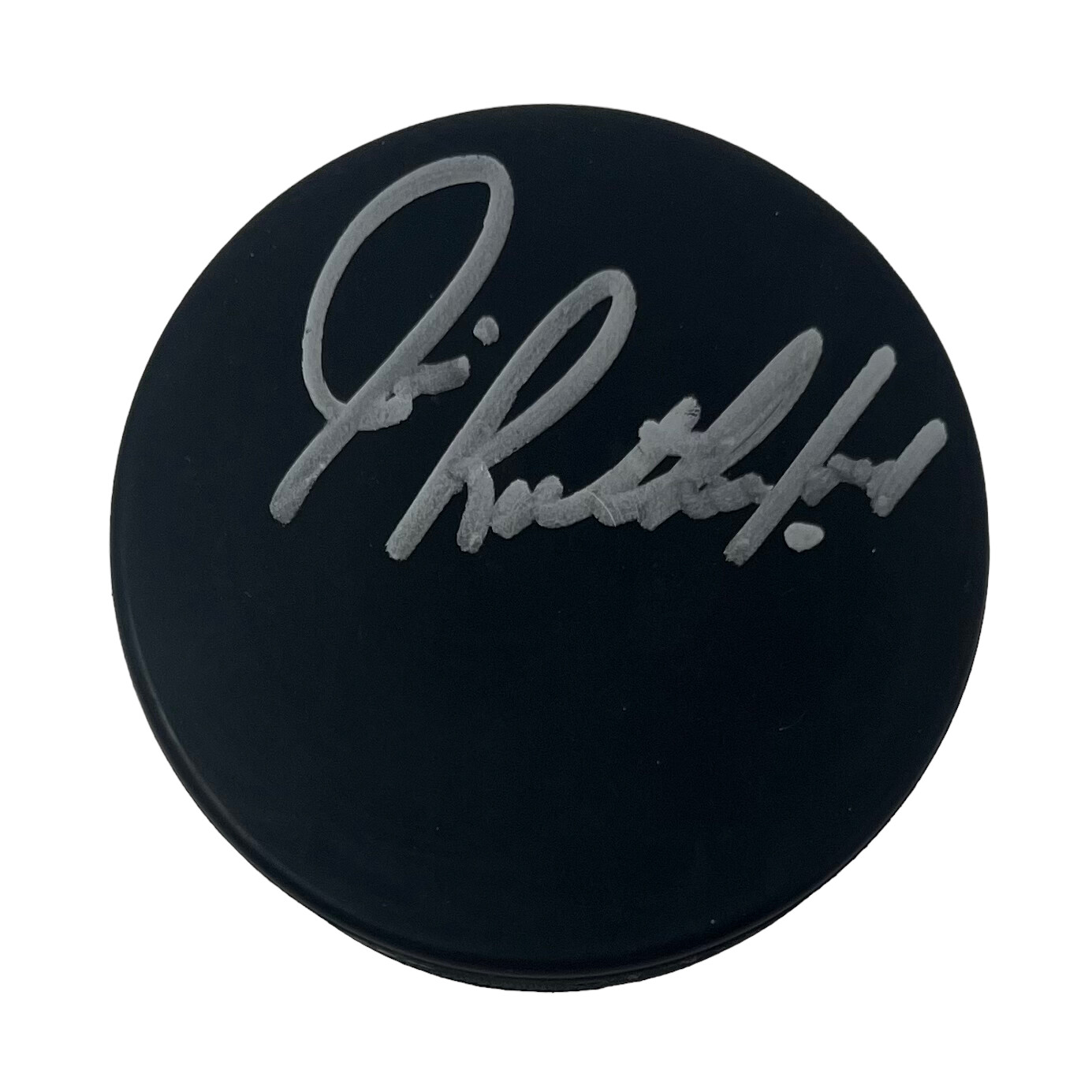 Pittsburgh Penguins Jim Rutherford Autographed Hockey Puck