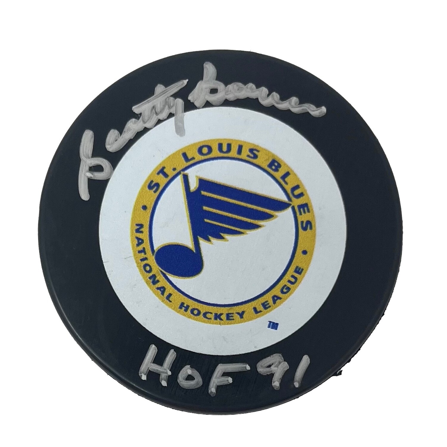 St. Louis Blues Scotty Bowman Autographed Hockey Puck
