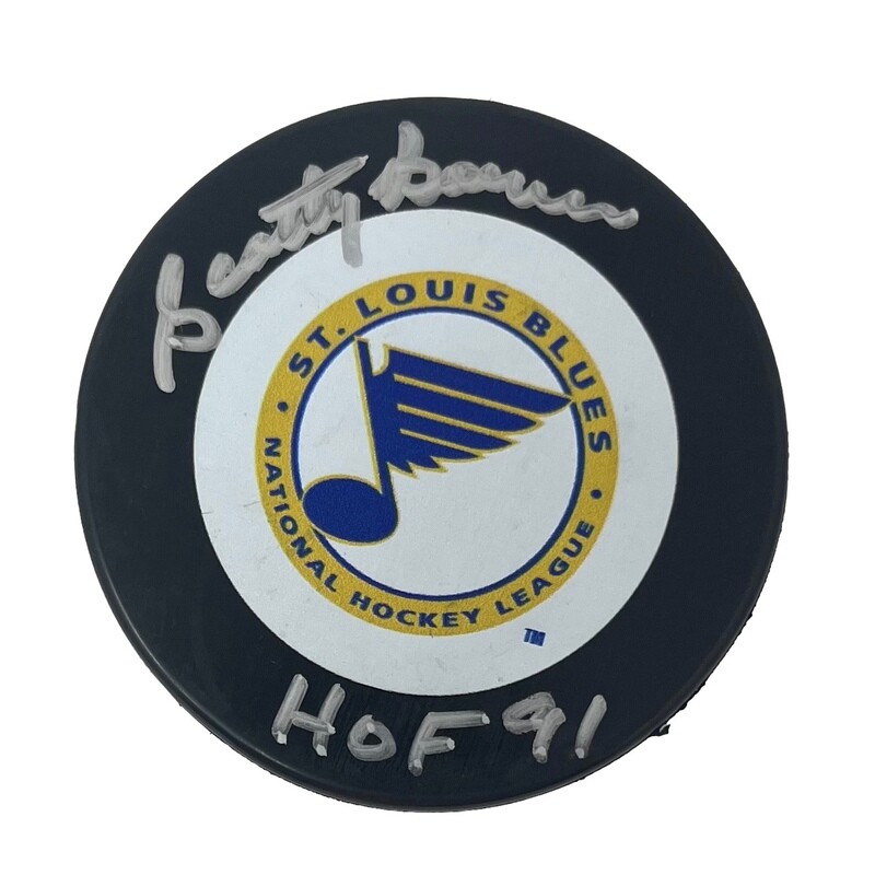 St. Louis Blues Scotty Bowman Autographed Hockey Puck
