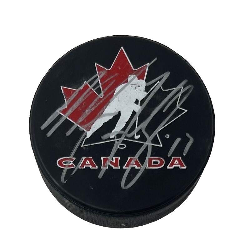 Minnesota Wild Marcus Foligno Autographed Hockey Puck