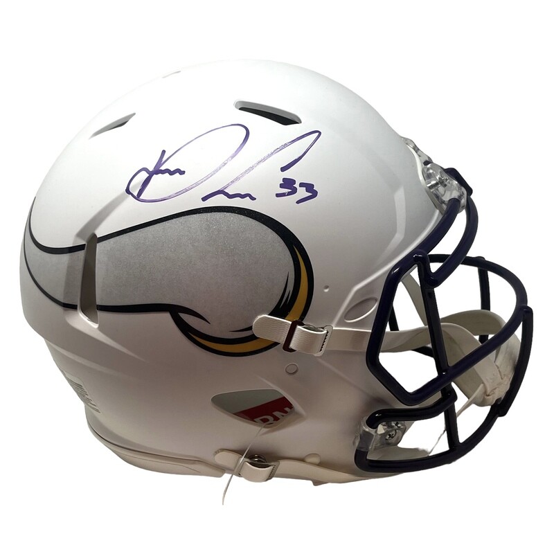 Minnesota Vikings Dalvin Cook Autographed Full Size Authentic White Helmet