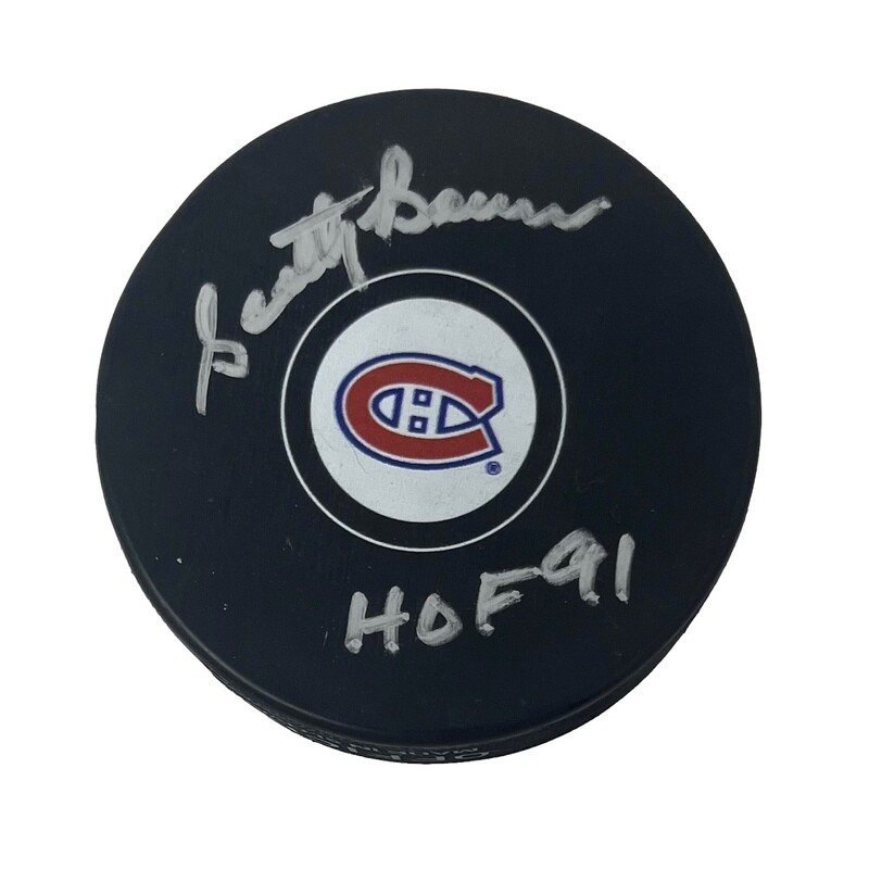 Montreal Canadiens Scotty Bowman Autographed Hockey Puck