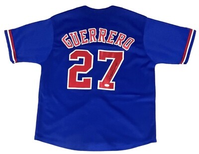 Montreal Pro Style Vladimir Guerrero Sr. Autographed Jersey