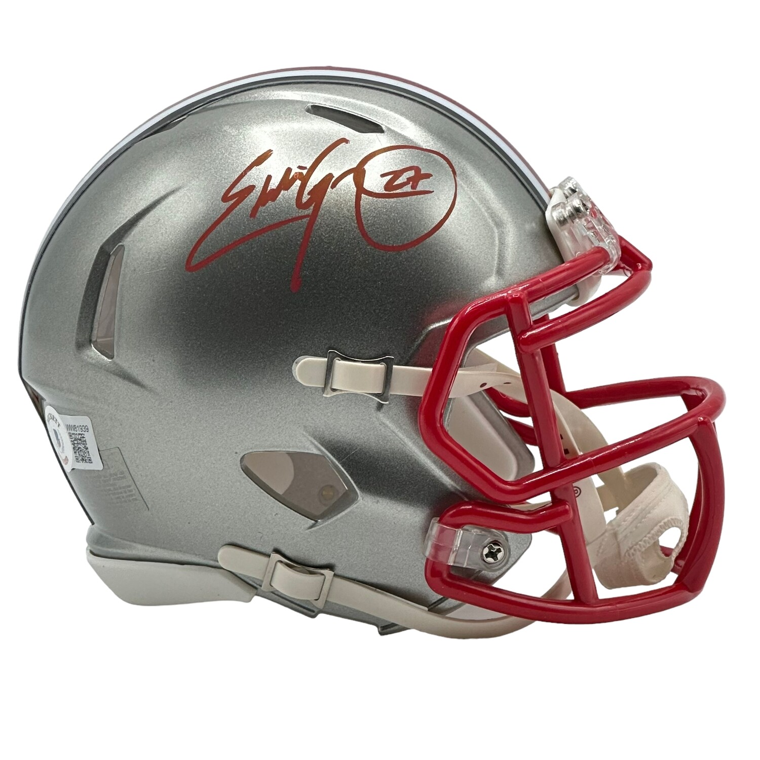 Ohio State Buckeyes Eddie George Autographed Riddell Flash Mini Helmet