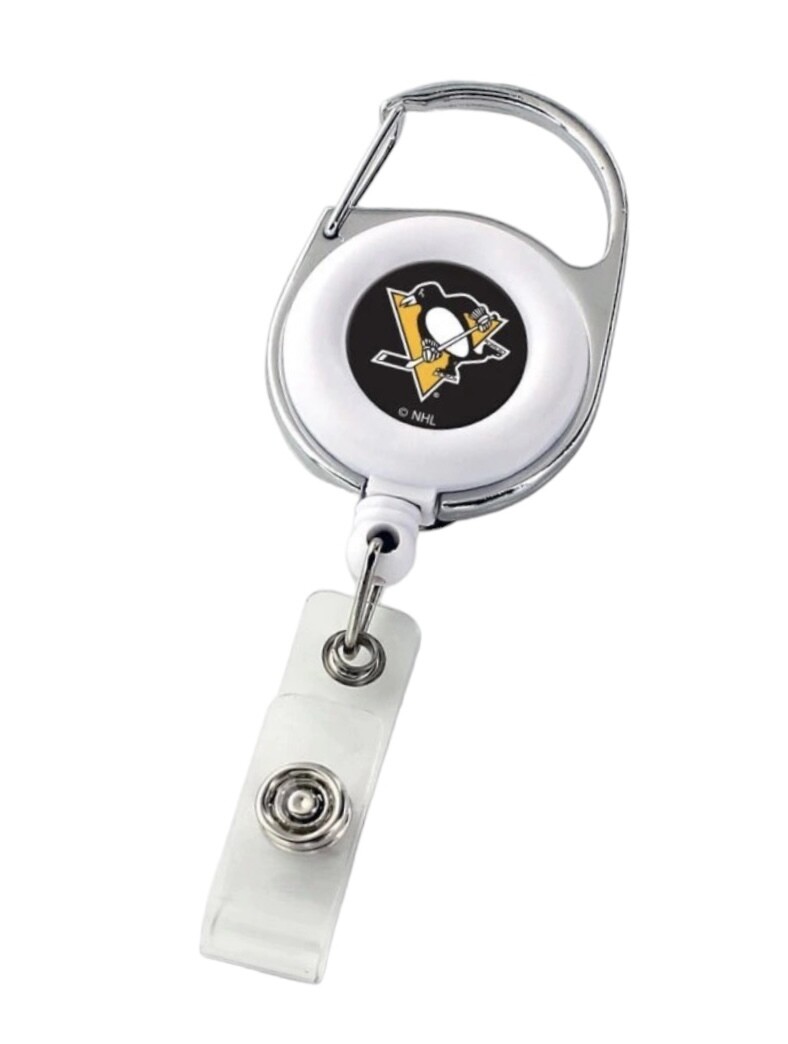 Pittsburgh Penguins Premium Retractable Badge Holder