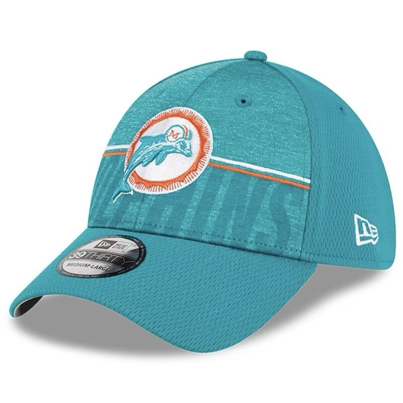 Miami Dolphins Men’s New Era Retro 2023 NFL Training Camp 39THIRTY Flex Fit Hat