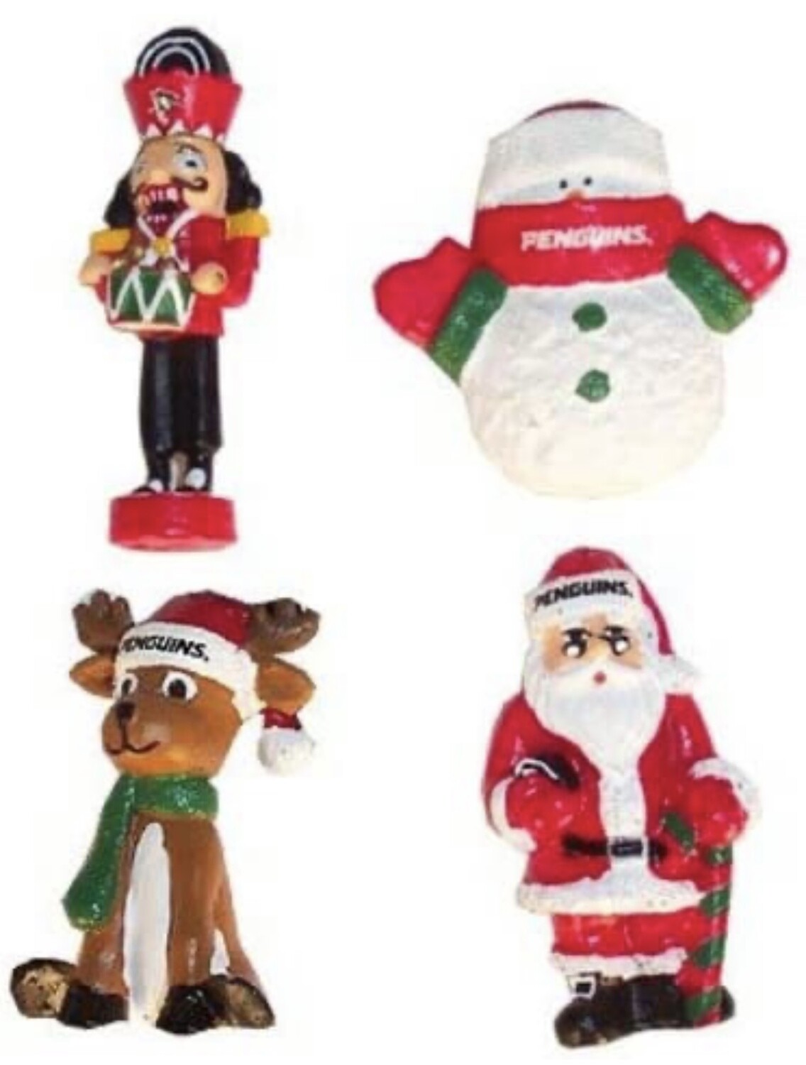 Pittsburgh Penguins Team Figurine Ornament Set