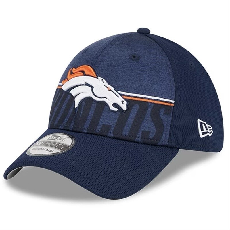 Denver Broncos Men’s New Era Navy NFL Training Camp 39THIRTY Flex Fit Hat