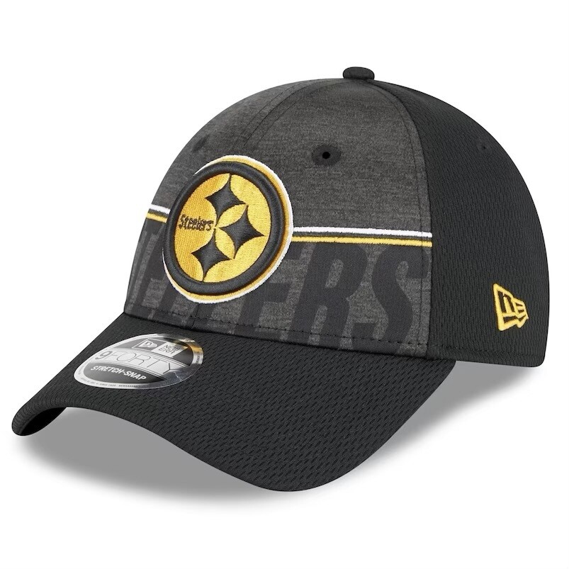 Pittsburgh Steelers Men’s New Era Colorway 2023 NFL Training Camp 9FORTY Stretch-Snap Hat
