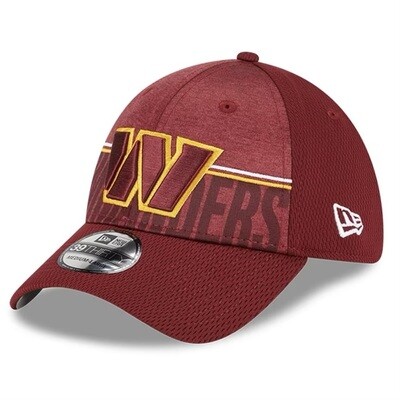 Washington Commanders Men’s New Era Burgundy NFL Training Camp 39THIRTY Flex Fit Hat