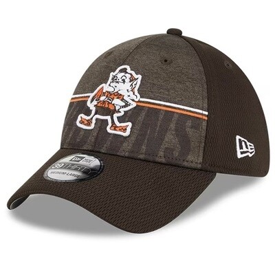 Cleveland Browns Men’s New Era Retro 2023 NFL Training Camp 39THIRTY Flex Fit Hat