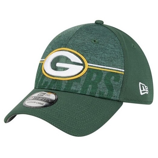 Green Bay Packers Men’s New Era Green 2023 NFL Training Camp 39THIRTY Flex Fit Hat