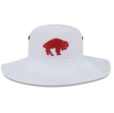 Buffalo Bills Men’s Retro New Era White NFL Training Camp Panama Bucket Hat