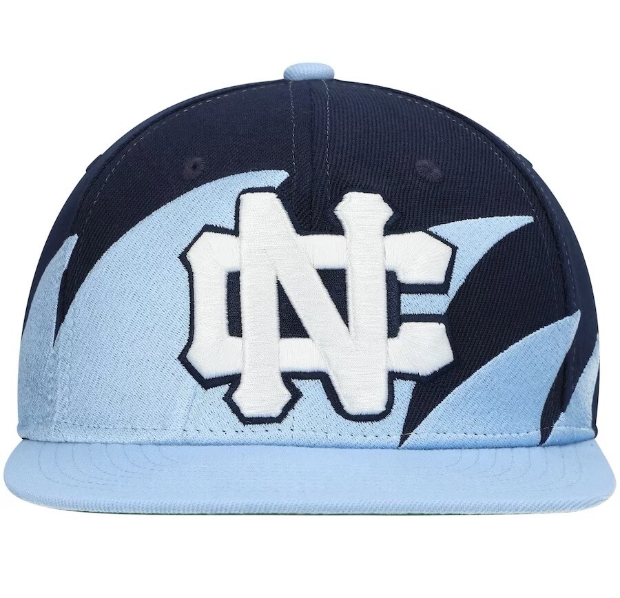 North Carolina Tar Heels Men’s Mitchell & Ness NCAA Sharktooth Snapback Hat