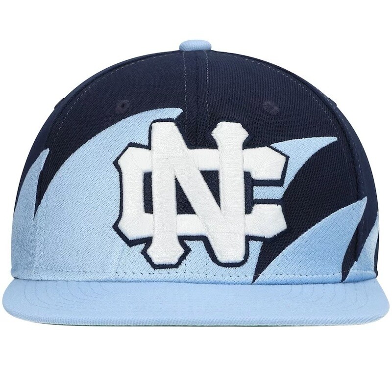North Carolina Tar Heels Men’s Mitchell & Ness NCAA Sharktooth Snapback Hat
