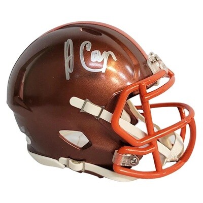 Cleveland Browns Amari Cooper Autographed Riddell Flash Mini Helmet Cleveland Browns Amari Cooper Autographed Riddell Flash Mini Helmet