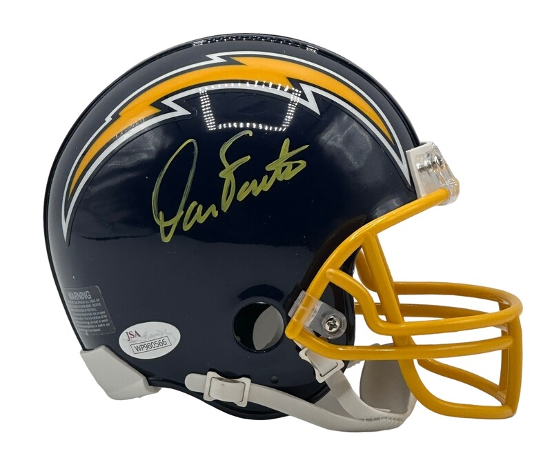 San Diego Chargers Dan Fouts Autographed Riddell Mini Helmet
