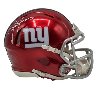 New York Giants Lawrence Taylor Autographed Riddell Flash Alternate Mini Helmet
