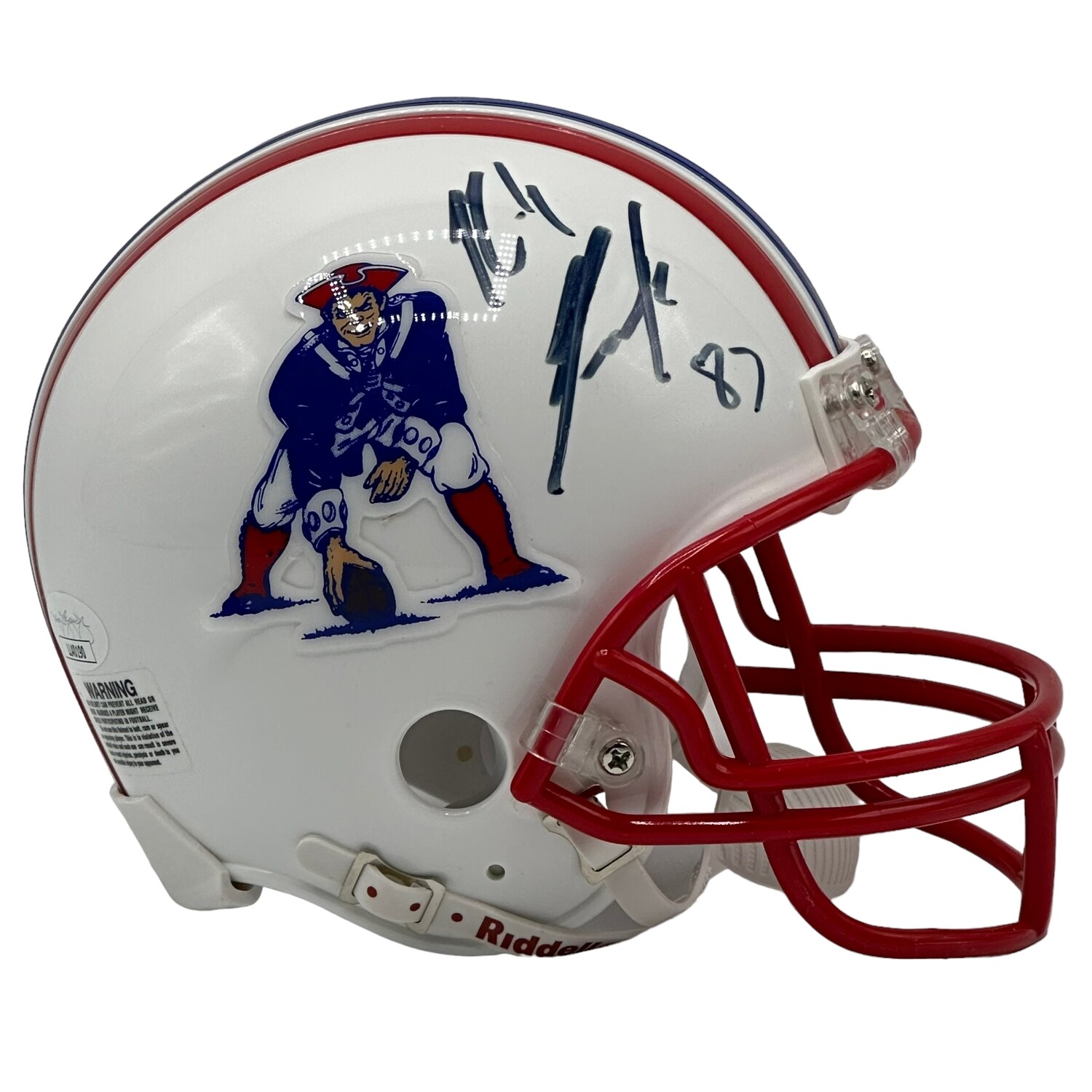 New England Patriots Rob Gronkowski Autographed Riddell Throwback