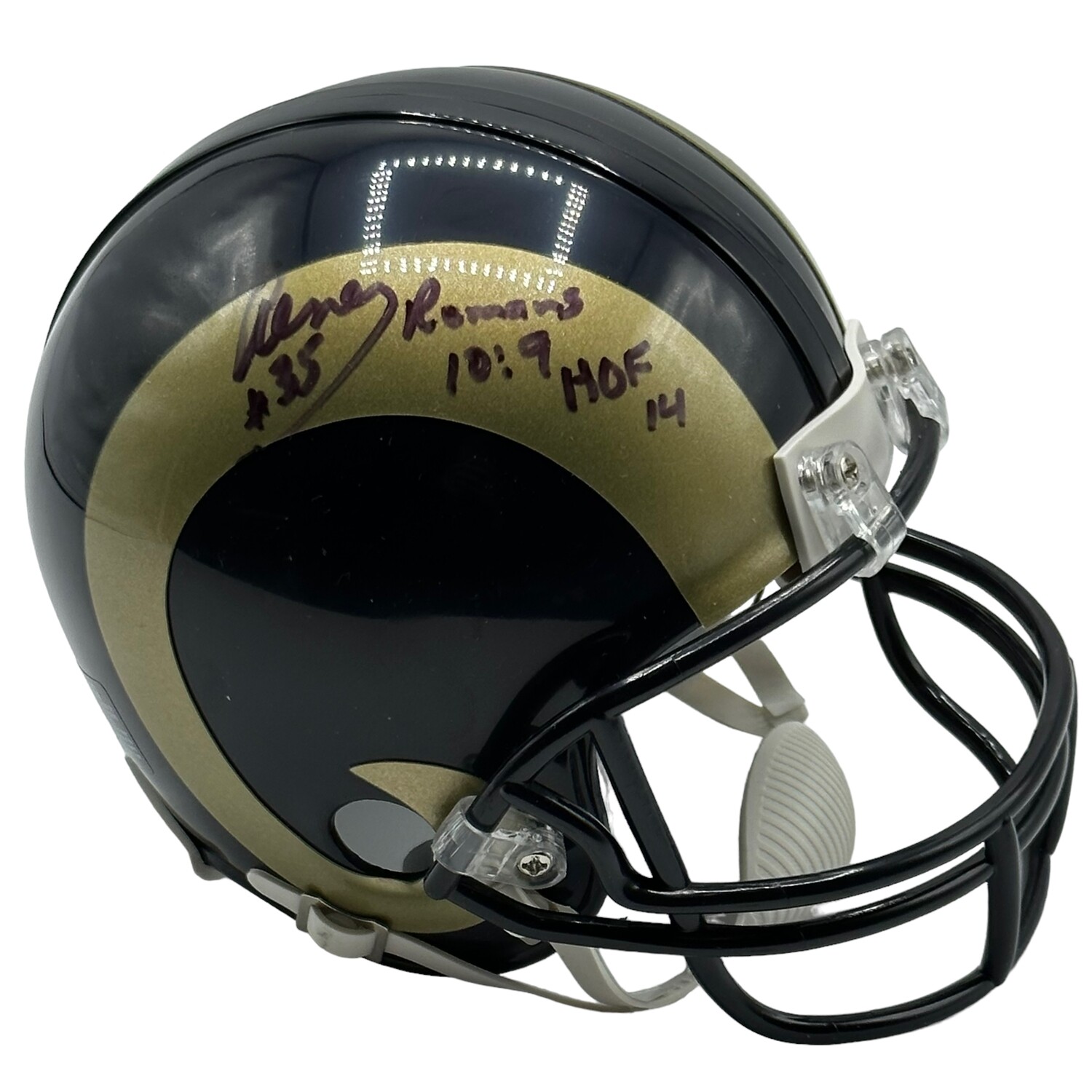 Los Angeles Rams Aeneas Williams Autographed Mini Helmet