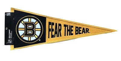 Boston Bruins 13” x 32” Wool Pennant