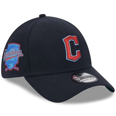 Cleveland Guardians Men’s 2023 Father's Day New Era 39Thirty Stretch Fit Hat