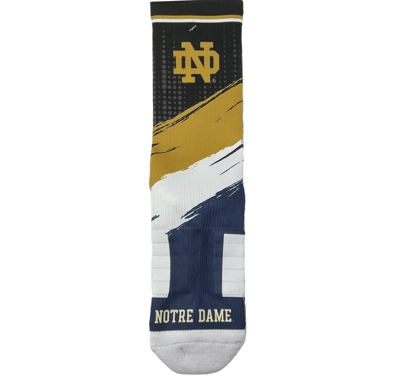 Notre Dame Fighting Irish Strideline Premium Full Mix Match  Socks