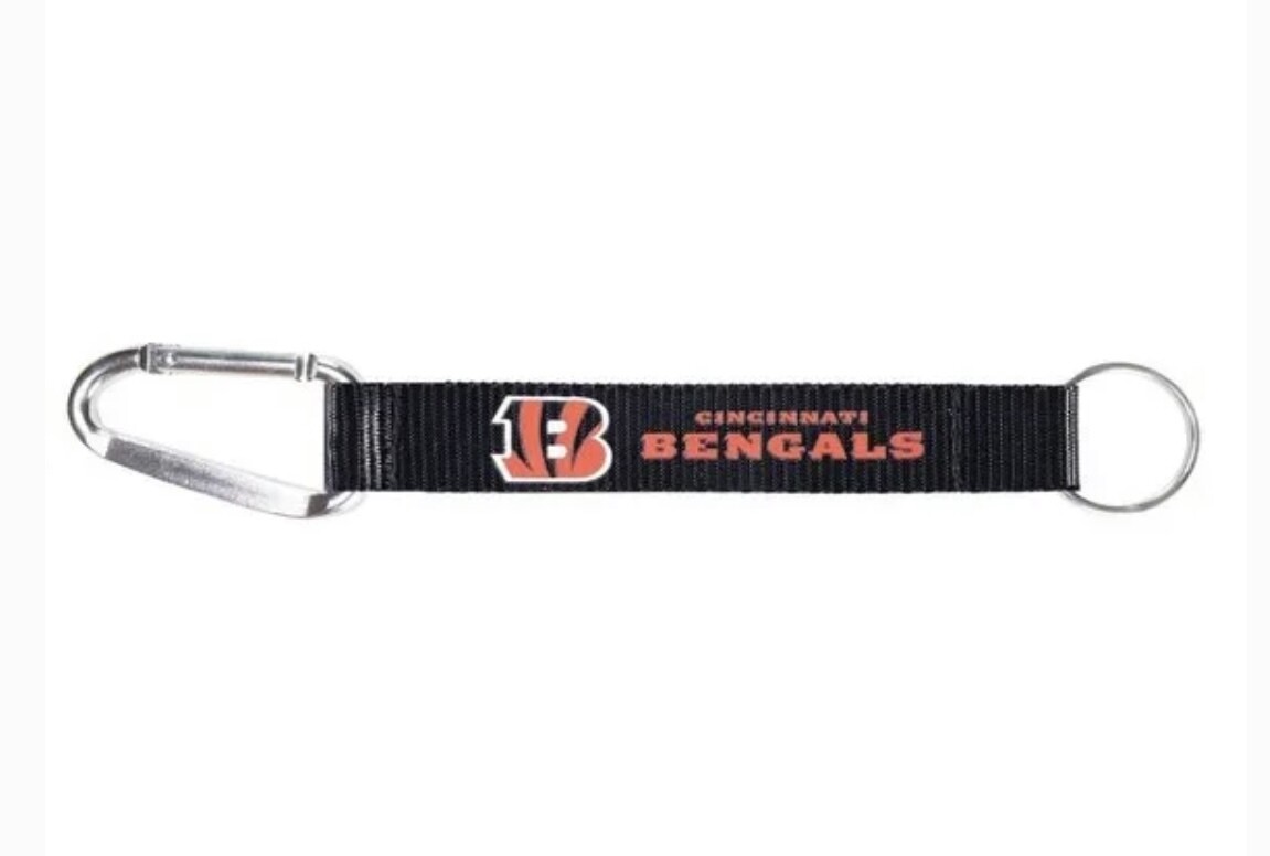 Cincinnati Bengals Carabiner Lanyard Keychain