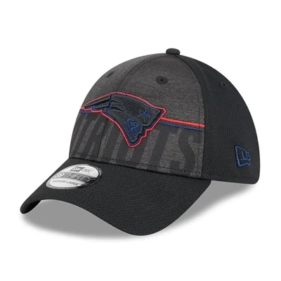 New England Patriots Men’s New Era Black 2023 NFL Training Camp 39THIRTY Flex Fit Hat