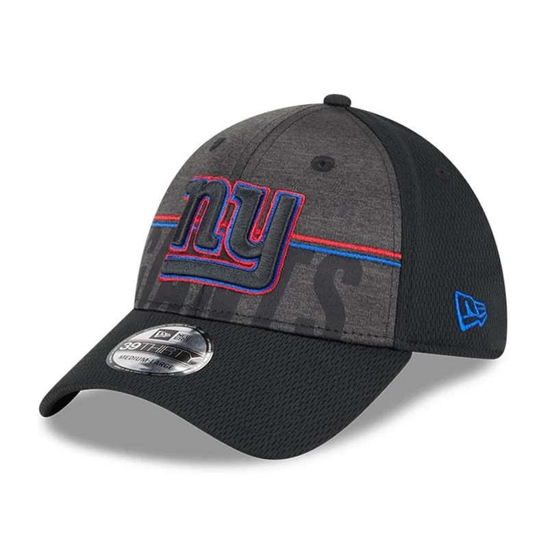 New York Giants Men’s New Era Black 2023 NFL Training Camp 39THIRTY Flex Fit Hat