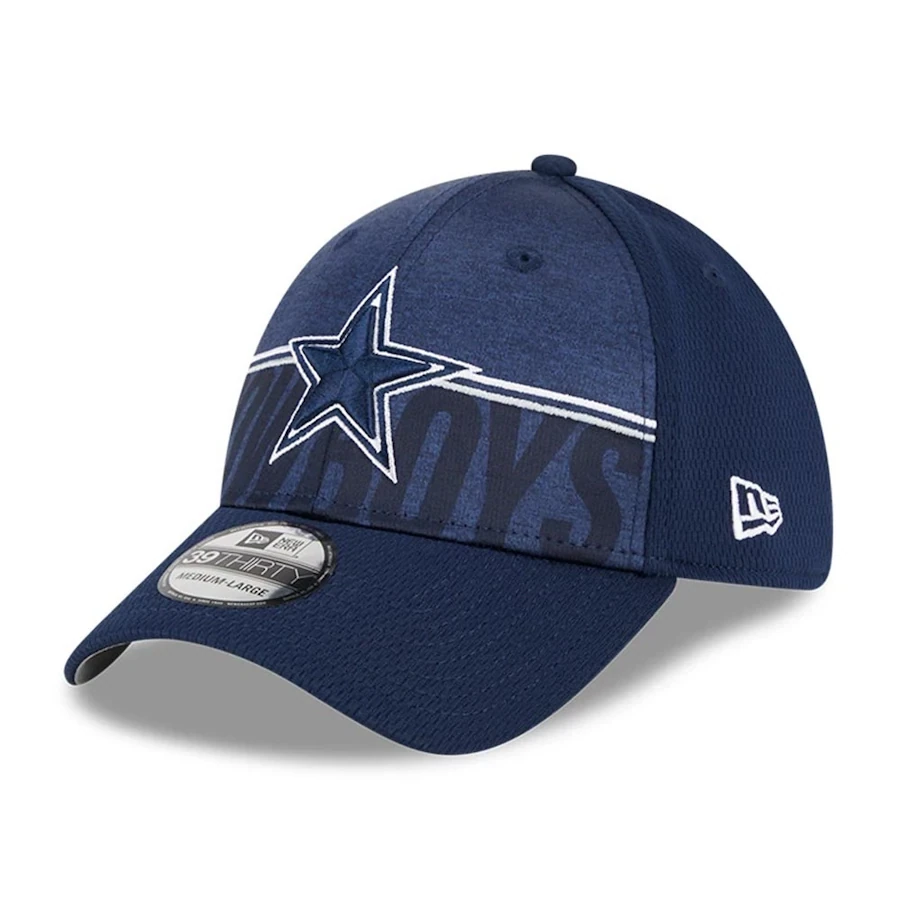 Dallas Cowboys Men’s New Era Blue 2023 NFL Training Camp 39THIRTY Flex Fit Hat