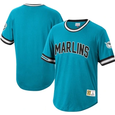 Florida Marlins Men's Cooperstown Collection Wild Pitch Mitchell & Ness Jersey Shirt