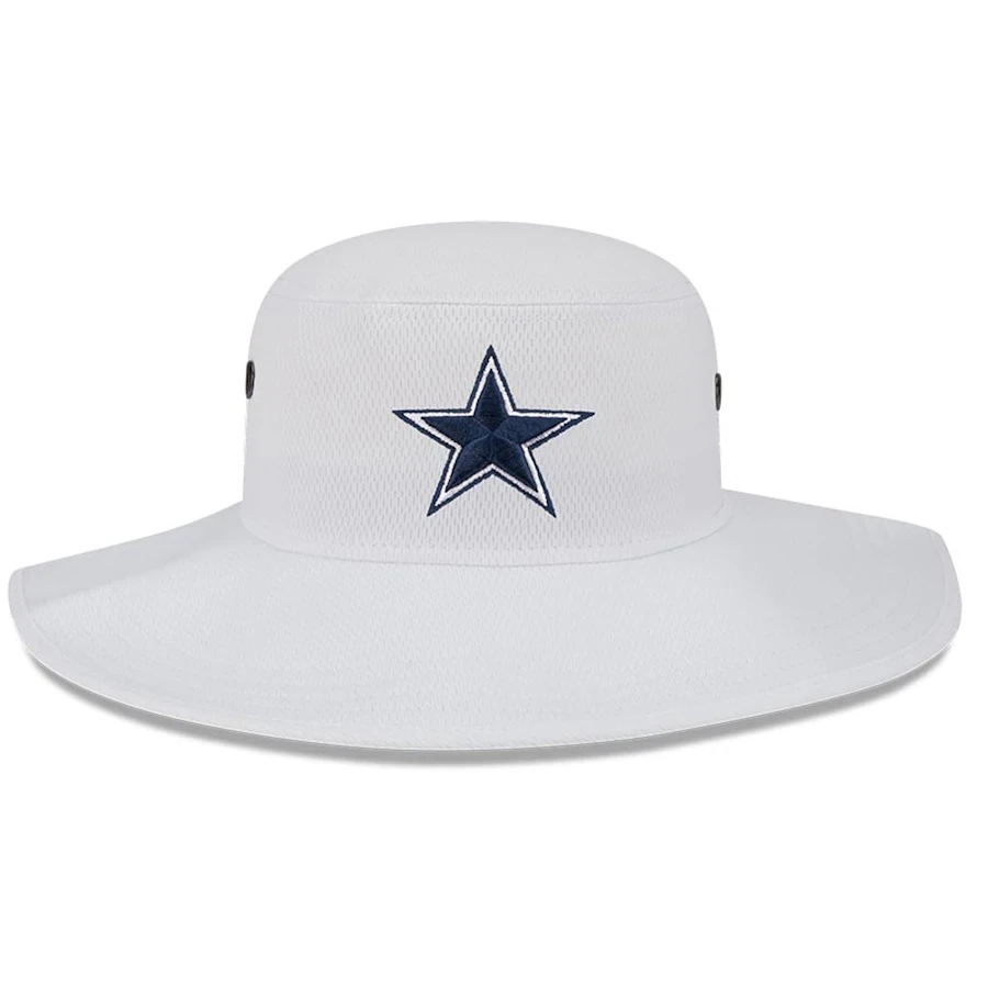 Dallas Cowboys White Training Camp Panama Bucket Hat