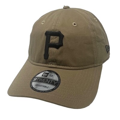 Pittsburgh Pirates Men's Khaki New Era 9Twenty Adjustable Hat